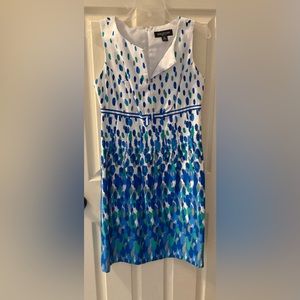 EUC Perceptions Multi color sleeveless dress 6P